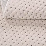 Moraleja Modern Bej Polyester Pamuk Tabanlı Makine Halısı - Görsel 5