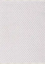 Ceclavin Modern Beyaz Polyester Pamuk Tabanlı Makine Halısı