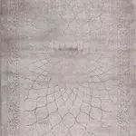 Petkus Klasik Göbekli Gri Viskon ve Akrilik Makine Halısı