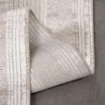 Lohmar Çerçeveli Bej Viskon ve Akrilik Makine Halısı - Görsel 3