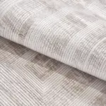 Lohmar Çerçeveli Bej Viskon ve Akrilik Makine Halısı - Görsel 5