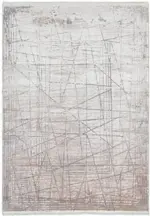 Much Modern Bej Viskon ve Akrilik Makine Halısı