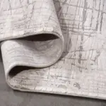 Much Modern Bej Viskon ve Akrilik Makine Halısı - Görsel 4