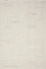 Grotte Modern Krem Bohem Modeli Polyester Makine Halısı