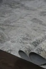 Hublet Modern Bej Polyester Makine Halısı - Görsel 6