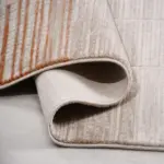 Malsfeld Modern Kahverengi Triko Akrilik Pamuk Tabanlı Makine Halısı - Görsel 4