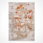 Geismar Modern Krem Triko Akrilik Pamuk Tabanlı Makine Halısı - Görsel 2