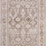 Brakel Çerçeveli Krem Triko Akrilik Pamuk Tabanlı Makine Halısı Brakel Çerçeveli Krem Triko Akrilik Pamuk Tabanlı Makine Halısı