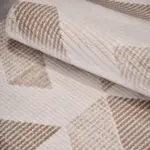 Koblenz Modern Krem Triko Akrilik Pamuk Tabanlı Makine Halısı - Görsel 5