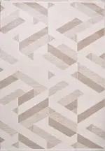 Koblenz Modern Krem Triko Akrilik Pamuk Tabanlı Makine Halısı