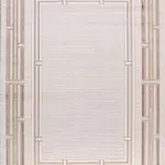 Harz Çerçeveli Krem Triko Akrilik Pamuk Tabanlı Makine Halısı Harz Çerçeveli Krem Triko Akrilik Pamuk Tabanlı Makine Halısı