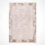 Bevern Modern Krem Triko Akrilik Pamuk Tabanlı Makine Halısı - Görsel 2