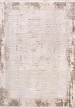 Bevern Modern Krem Triko Akrilik Pamuk Tabanlı Makine Halısı