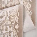 Dassel Klasik Göbekli Krem Triko Akrilik Pamuk Tabanlı Makine Halısı - Görsel 3