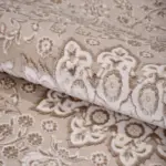 Dassel Klasik Göbekli Krem Triko Akrilik Pamuk Tabanlı Makine Halısı - Görsel 5