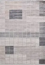 Speyer Modern Gri Triko Akrilik Pamuk Tabanlı Makine Halısı