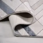 Sontra Modern Gri Triko Akrilik Pamuk Tabanlı Makine Halısı - Görsel 4