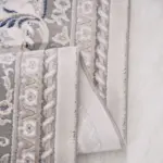 Breuna Klasik Gri Göbekli Triko Akrilik Pamuk Tabanlı Makine Halısı - Görsel 3