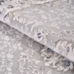 Breuna Klasik Gri Göbekli Triko Akrilik Pamuk Tabanlı Makine Halısı - Görsel 5