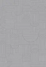 Simmern Modern Gri Triko Akrilik Pamuk Tabanlı Makine Halısı