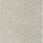 Dornes Modern Bej Polyester Makine Halısı