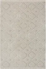 Dornes Modern Bej Polyester Makine Halısı