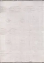 Manzoni Modern Krem Triko Akrilik Pamuk Tabanlı Makine Halısı