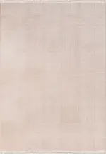 Nord Modern Krem Triko Akrilik Pamuk Tabanlı Makine Halısı