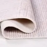 Moricone Modern Bej Triko Akrilik Pamuk Tabanlı Makine Halısı - Görsel 5