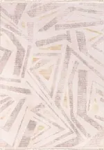 Maggiore Modern Bej Triko Akrilik Pamuk Tabanlı Makine Halısı