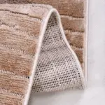 Monzon Modern Kahverengi Polyester Pamuk Tabanlı Makine Halısı - Görsel 3