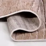 Monzon Modern Kahverengi Polyester Pamuk Tabanlı Makine Halısı - Görsel 4