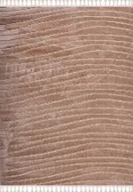 Monzon Modern Kahverengi Polyester Pamuk Tabanlı Makine Halısı