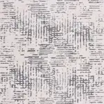 Binefar Modern Beyaz Gri Polyester Pamuk Tabanlı Makine Halısı