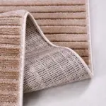 Sarinena Modern Kahverengi Polyester Pamuk Tabanlı Makine Halısı - Görsel 3