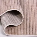 Sarinena Modern Kahverengi Polyester Pamuk Tabanlı Makine Halısı - Görsel 4