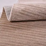 Sarinena Modern Kahverengi Polyester Pamuk Tabanlı Makine Halısı - Görsel 5