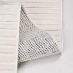 Girons Modern Beyaz Polyester Pamuk Tabanlı Makine Halısı - Görsel 3