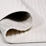 Girons Modern Beyaz Polyester Pamuk Tabanlı Makine Halısı - Görsel 4