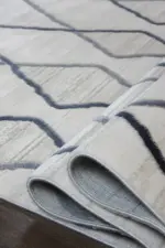 Loja Modern Krem Akrilik Makine Halısı - Görsel 6