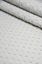 Diou Modern Krem Polyester Makine Halısı - Görsel 7