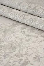 Tolve Çerçeveli Bej Göbekli Akrilik Makine Halısı - Görsel 6