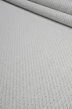 Noceto Modern Beyaz Polyester Makine Halısı - Görsel 7