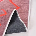 Rotondi Klasik Göbekli Multi Polyester ve Pamuklu Kaydırmaz Tabanlı Dijital Baskı Halı - Görsel 3