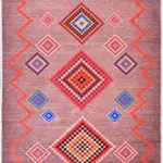 Rotondi Klasik Göbekli Multi Polyester ve Pamuklu Kaydırmaz Tabanlı Dijital Baskı Halı