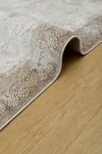 Alseno Klasik Göbekli Kahverengi Akrilik Makine Halısı - Görsel 4