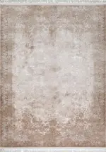 Alseno Klasik Göbekli Kahverengi Akrilik Makine Halısı