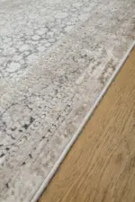 Sospiro Klasik Göbekli Kahverengi Akrilik Makine Halısı - Görsel 3