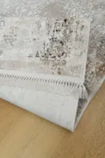 Sospiro Klasik Göbekli Kahverengi Akrilik Makine Halısı - Görsel 5