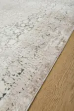 Marcaria Klasik Göbekli Krem Akrilik Makine Halısı - Görsel 3